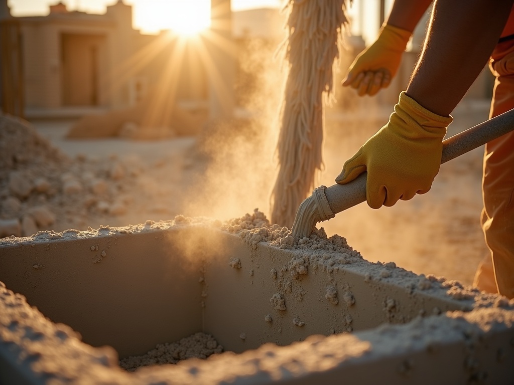 Concrete pour