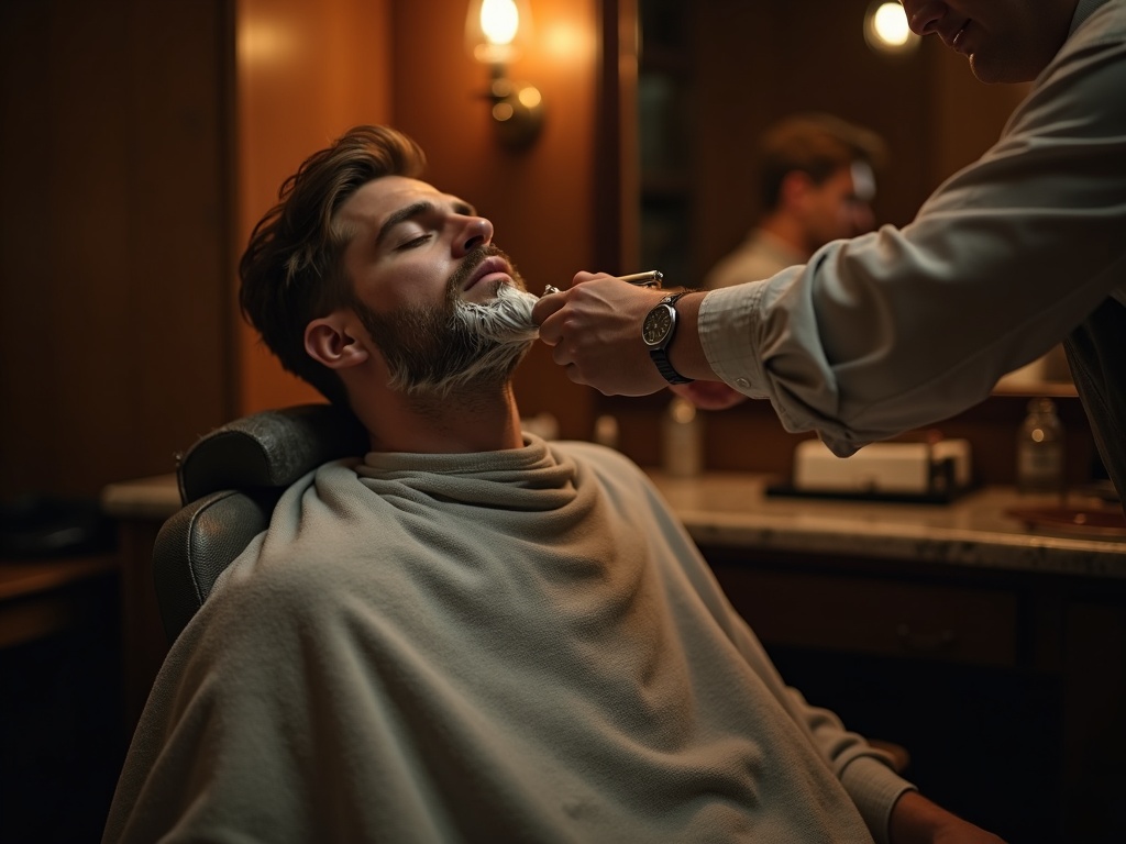 Hot towel shave